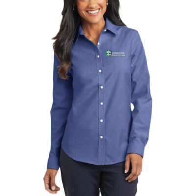 Port Authority Ladies SuperPro Oxford Shirt Thumbnail