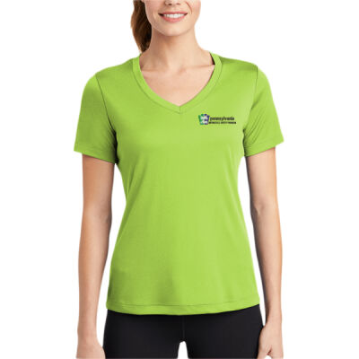 Sport Tek Ladies PosiCharge Competitor V Neck Tee Thumbnail